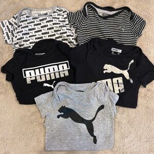 5 x PUMA 12M bodysuits